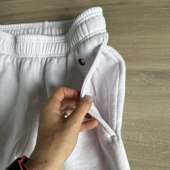 University of Miami Champion Women’s White Sweatshorts Sweats Shorts Sz XS - Picture 6 of 12